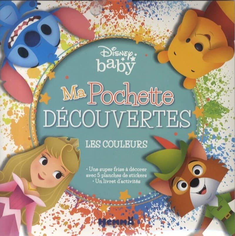 Les couleurs - Avec 1 frise à décorer, 5 planches de stickers et 1 livret d'activités