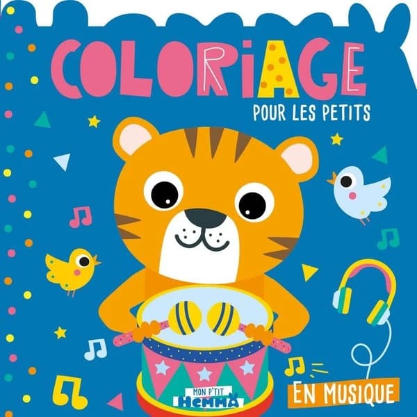 Coloriage pour les petits : en musique : [Album à colorier]
