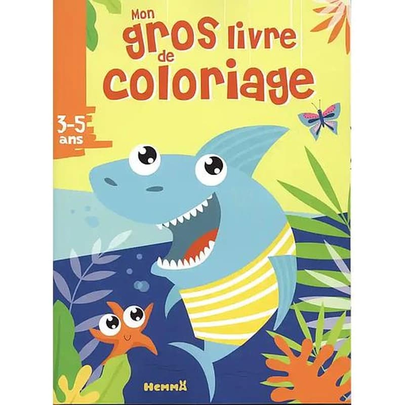 Mon gros livre de coloriage : 3-5 ans : [Album à colorier]