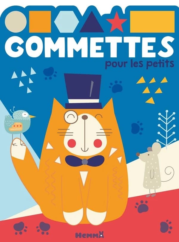 Gommettes pour les petits Chat aristo