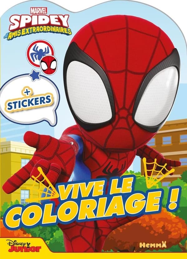 Vive le coloriage ! : Marvel Spidey et ses amis extraordinaires : [Album à colorier] : +stickers