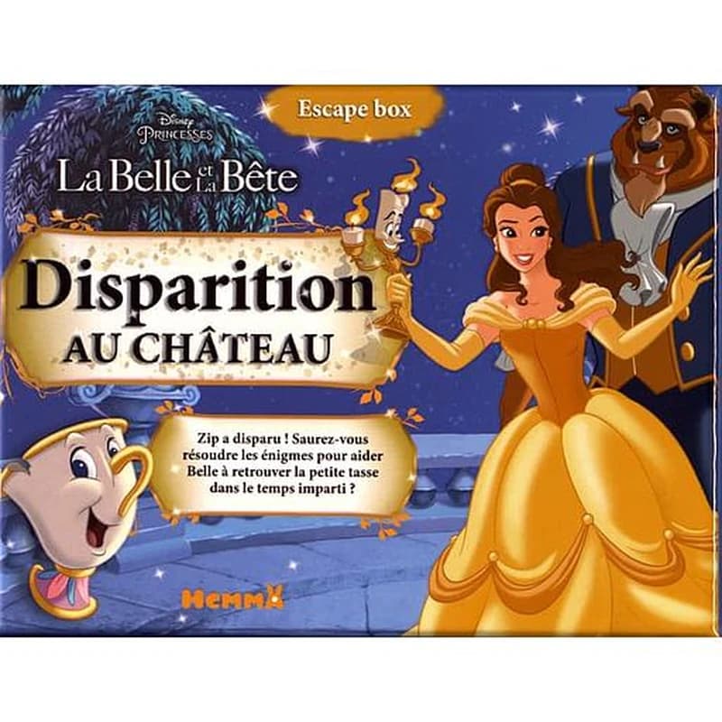 La Belle et la Bête : Disparition au château - Avec 40 cartes, 1 livret et 1 poster