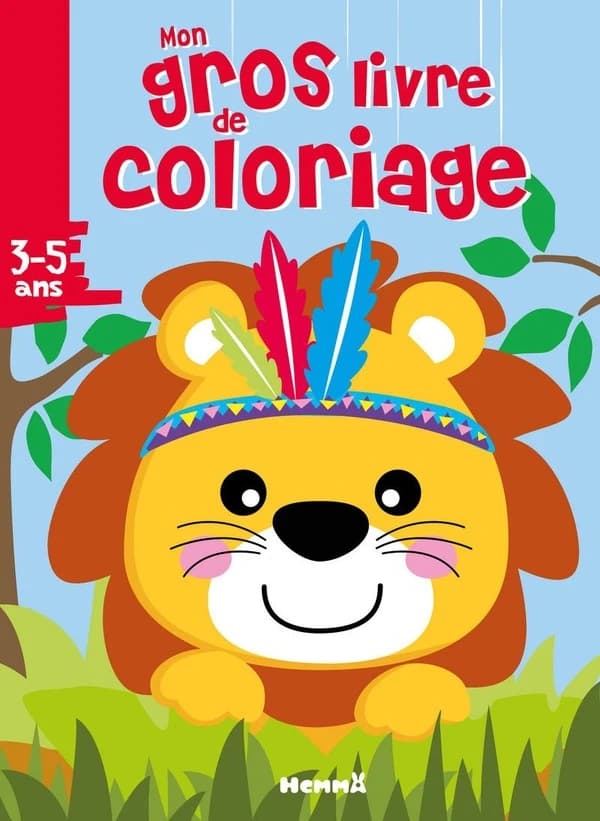 Mon gros livre de coloriage : 3-5 ans : [Album à colorier]