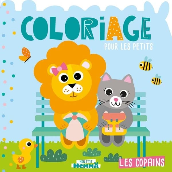 Coloriage pour les petits : les copains : [Album à colorier]
