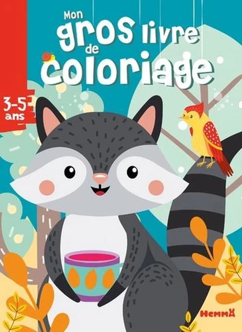 Mon gros livre de coloriage : 3-5 ans : [Album à colorier]