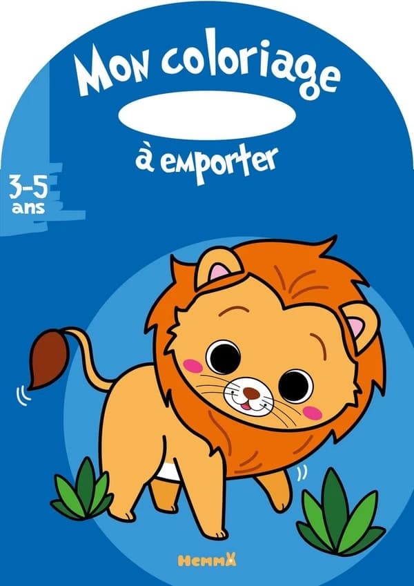 Mon coloriage à emporter : [lion] : [Album à colorier]