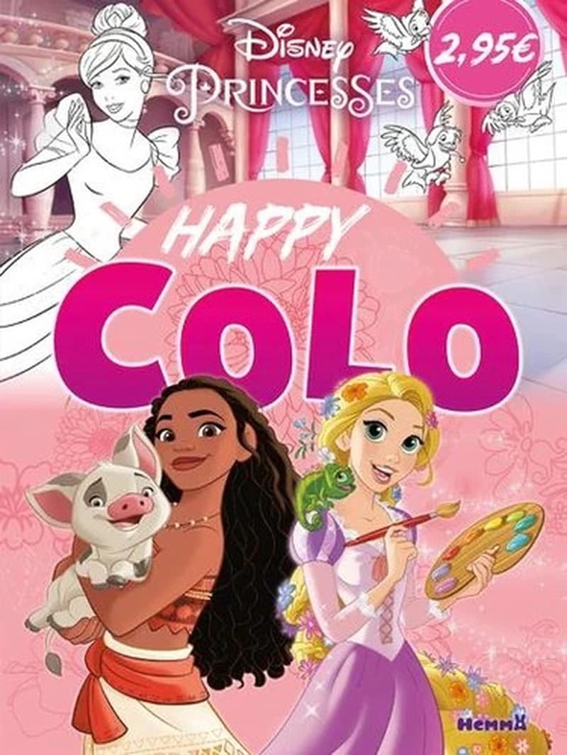 Happy colo : Disney Princesses : [Autocollant]