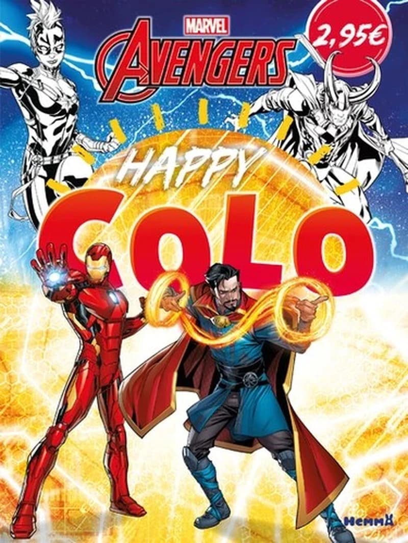 Happy colo : Marvel Avengers : [Album à colorier]