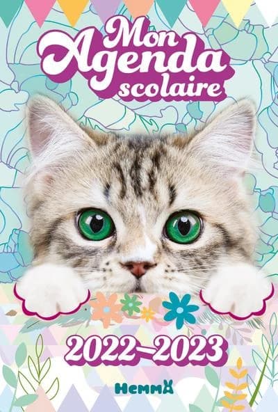Mon agenda scolaire : chat (édition 2022
