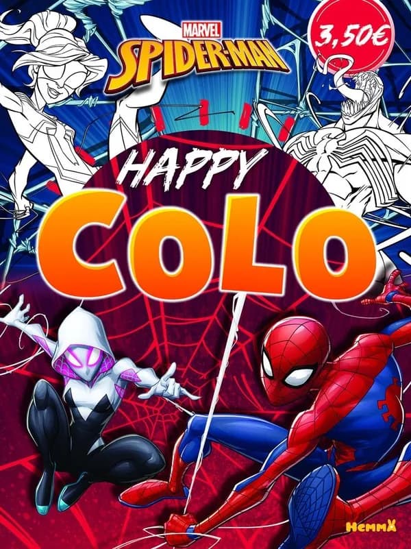Happy colo : Marvel Spiderman : [Album à colorier]