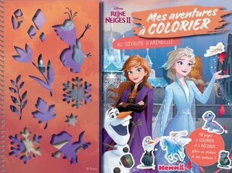 Mes aventures à colorier - Au royaume d'Arendelle - Disney La Reine des Neiges 2