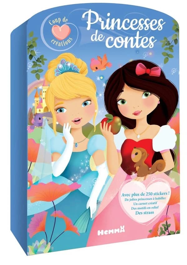 Princesses de contes : coup de coeur créations : [Album de jeux et d'activités pour enfants]