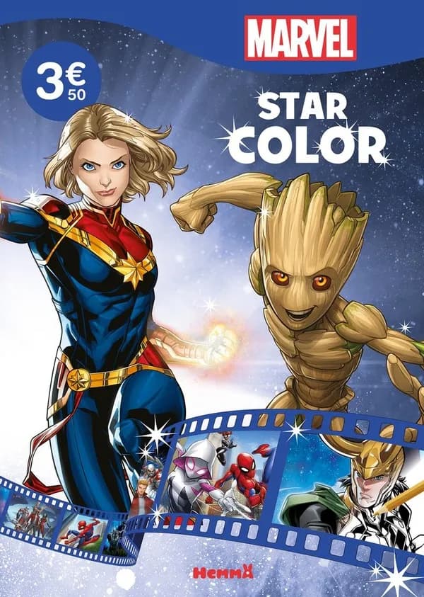 Star Color : Marvel : [Album à colorier]