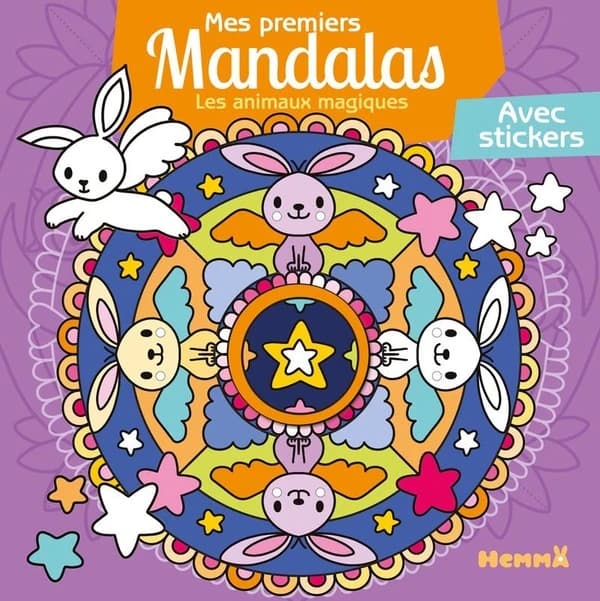 Mes premiers mandalas : les animaux magiques : [Album à colorier]
