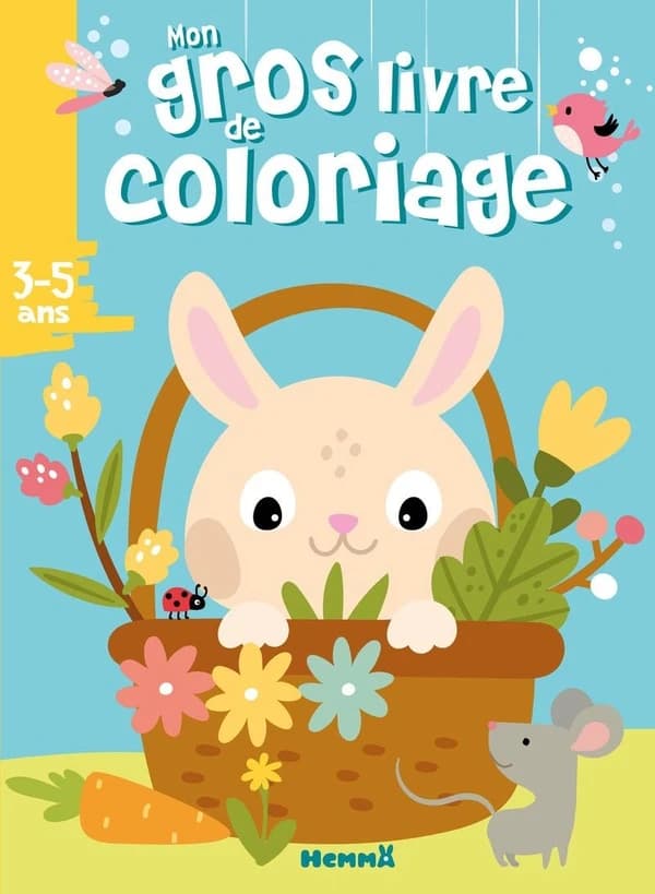 Mon gros livre de coloriage : 3-5 ans : [Album à colorier]
