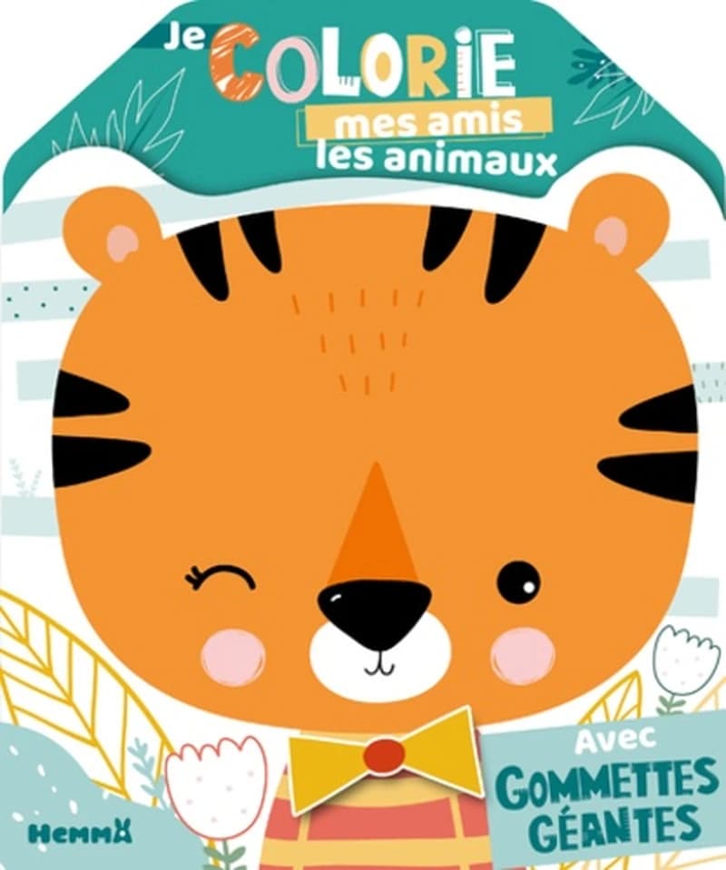 Je colorie mes amis les animaux - Avec gommettes géantes