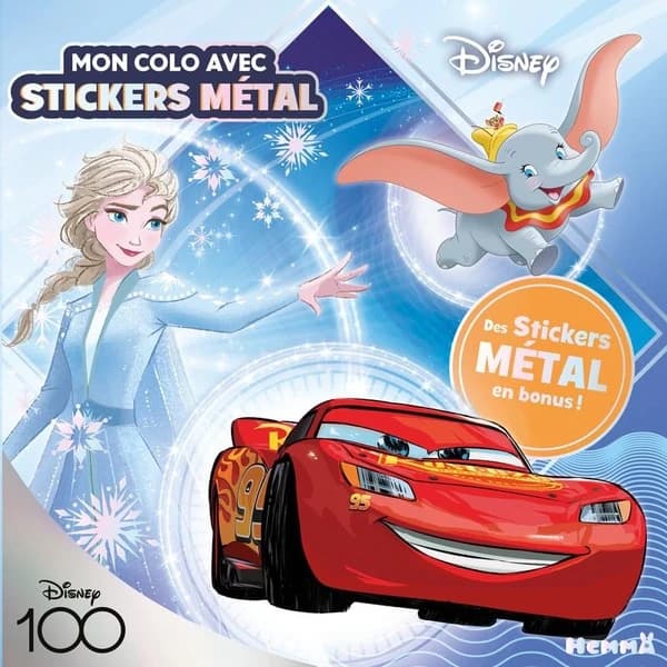 Mon colo avec stickers métal : Disney