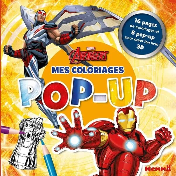 Marvel's Avengers : mes coloriages pop-up