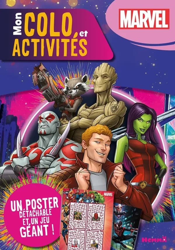 Mon colo et activités + poster : les gardiens de la galaxie