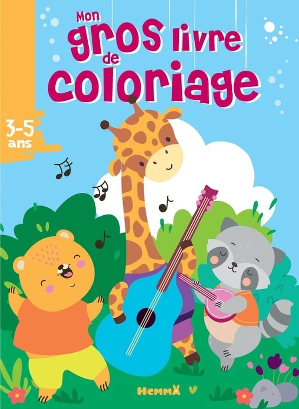 Mon gros livre de coloriage : 3-5 ans : [Album à colorier]