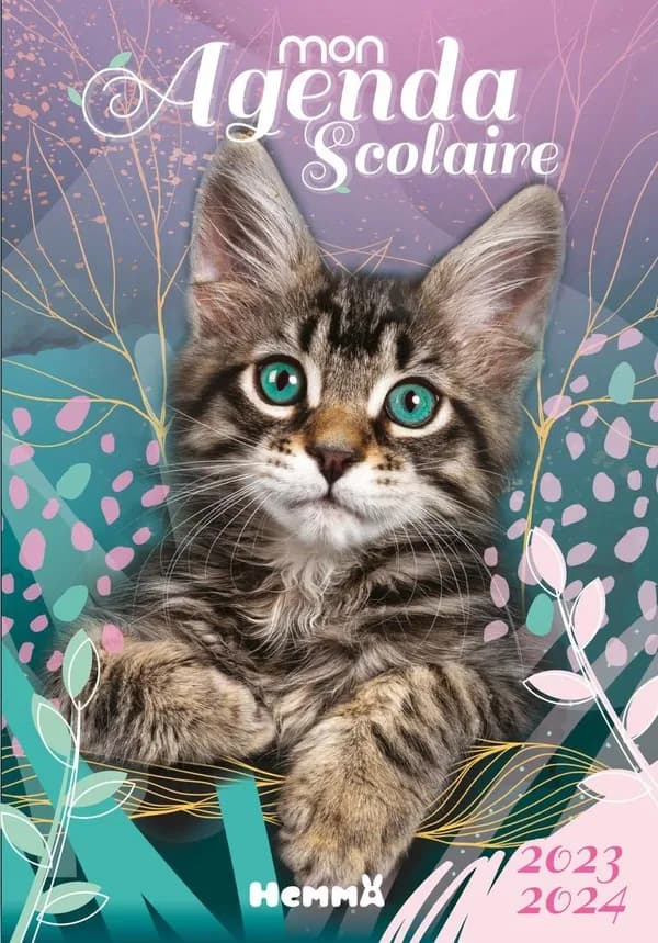 Mon agenda scolaire : chat (édition 2023