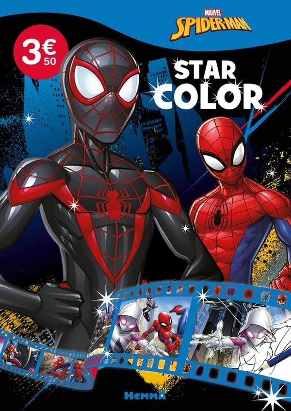 Star color : Spider-Man Disney : [Album à colorier]