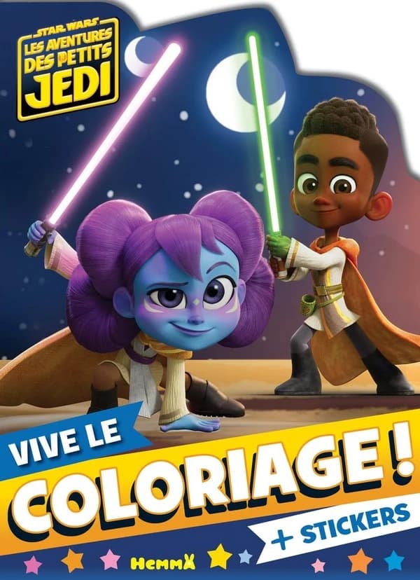 Vive le coloriage ! : Star war : les aventures des petits jedi : [Album à colorier]