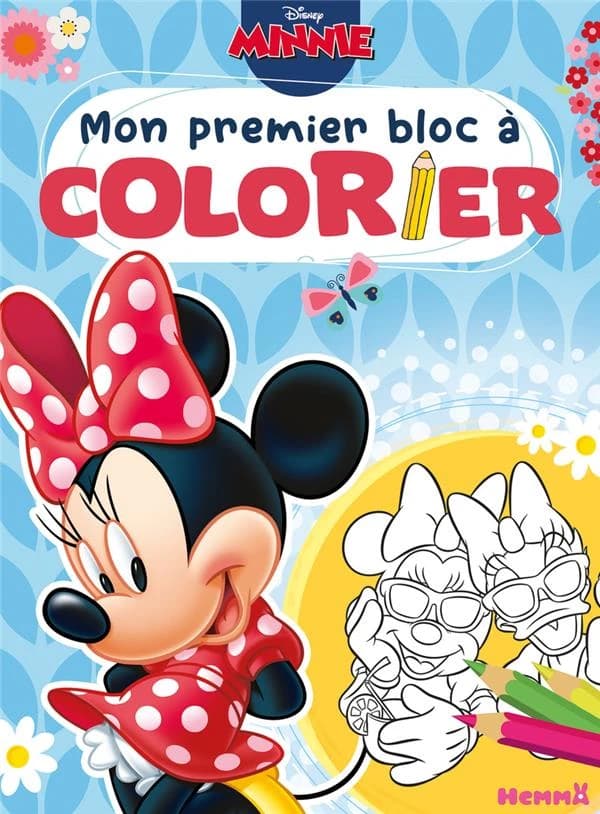 Mon premier bloc à colorier : Disney Minnie : [Album à colorier]