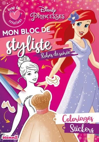 Mon bloc de styliste : robes de soirée : [Album de jeux et d'activités pour enfants]