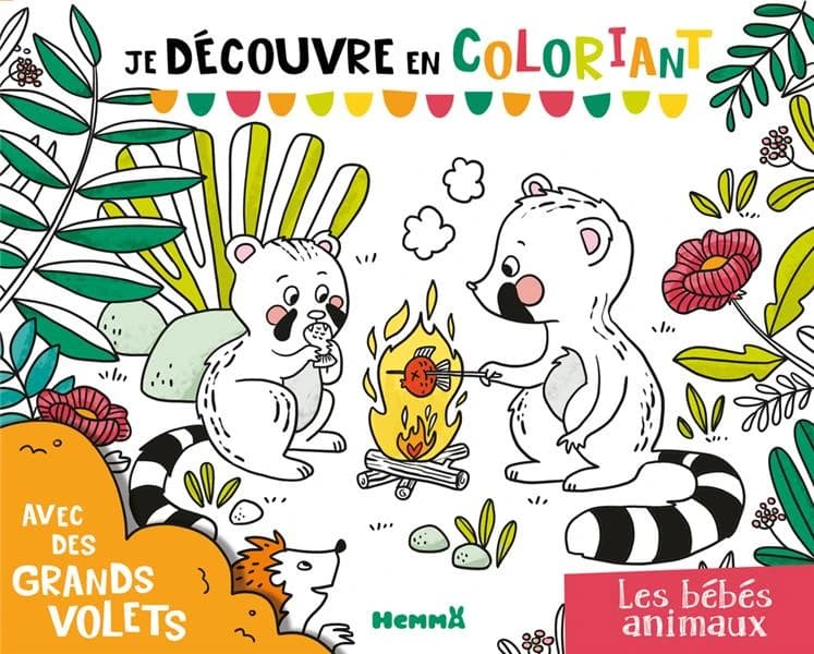 Je découvre en coloriant : Les bébés animaux