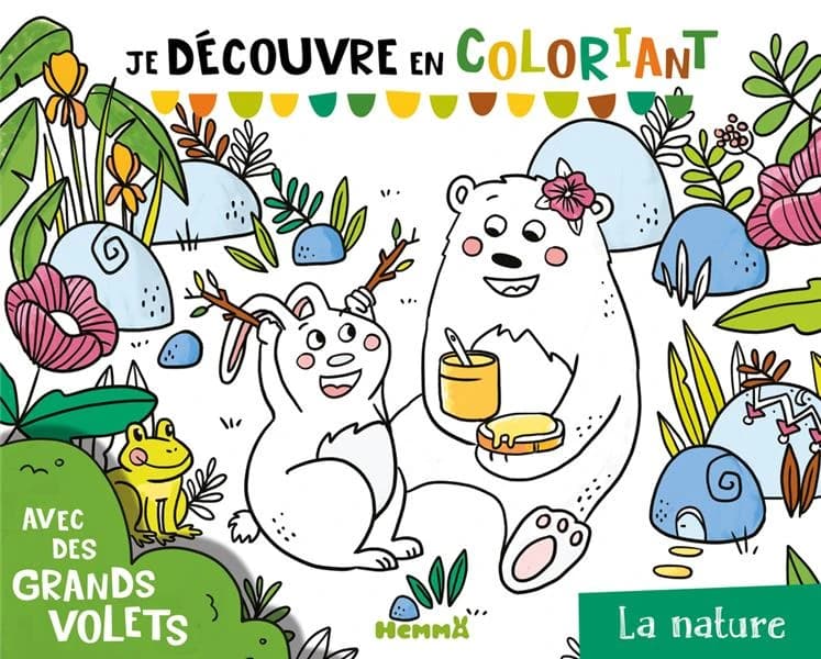 Je découvre en coloriant : La nature