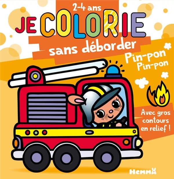 Je colorie sans déborder Pin-pon ! : 2-4 ans