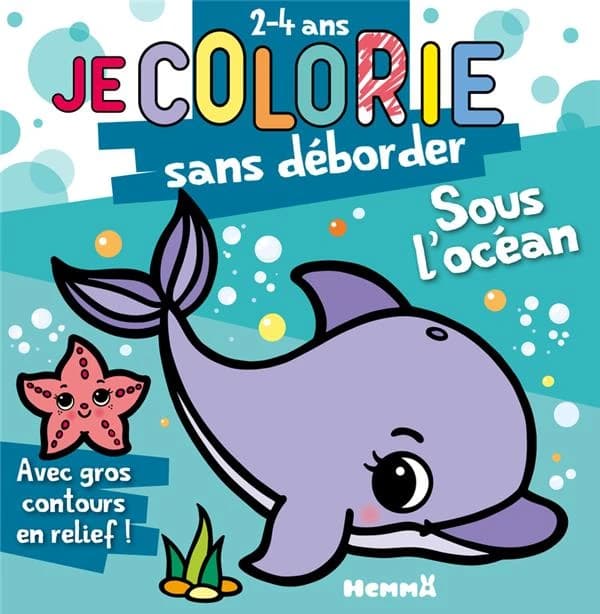 Je colorie sans déborder Tome 72 : Sous l'océan