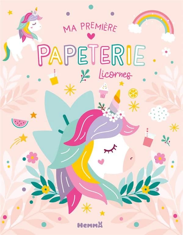 Ma première papeterie : Licornes