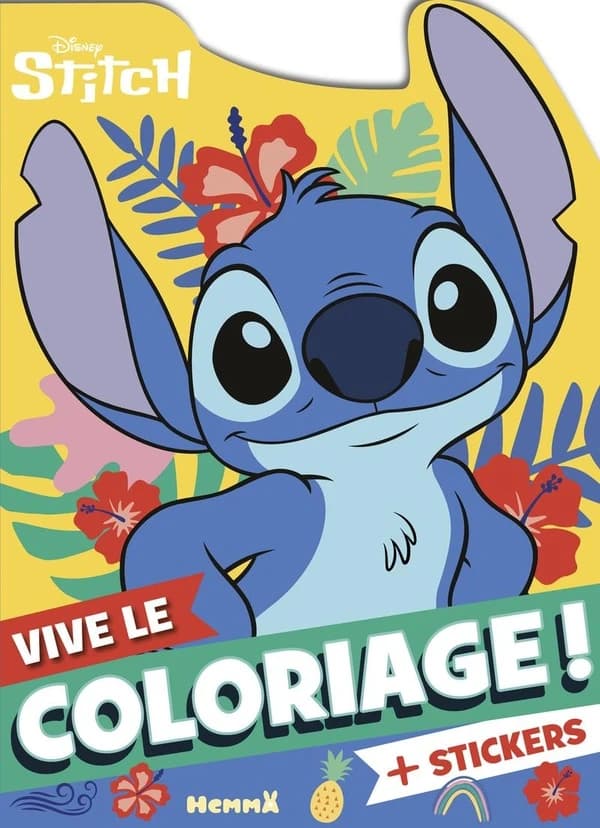 Vive le coloriage ! : Disney Stitch : [Album à colorier]