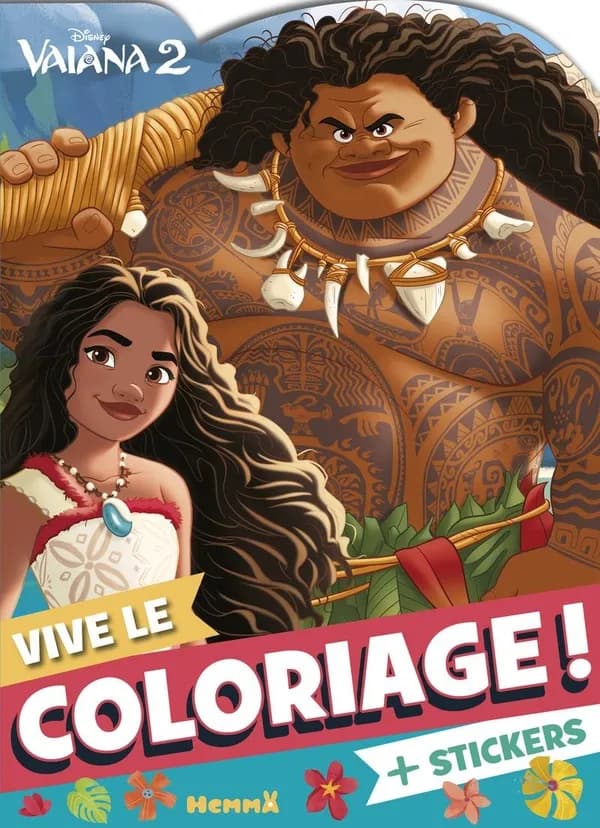 Vive le coloriage ! : Disney Vaiana 2 : [Album à colorier]