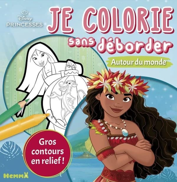Je colorie sans déborder Autour du monde