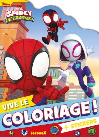 Vive le coloriage ! : Marvel Spidey et ses amis extraordinaires : Team Spidey ville