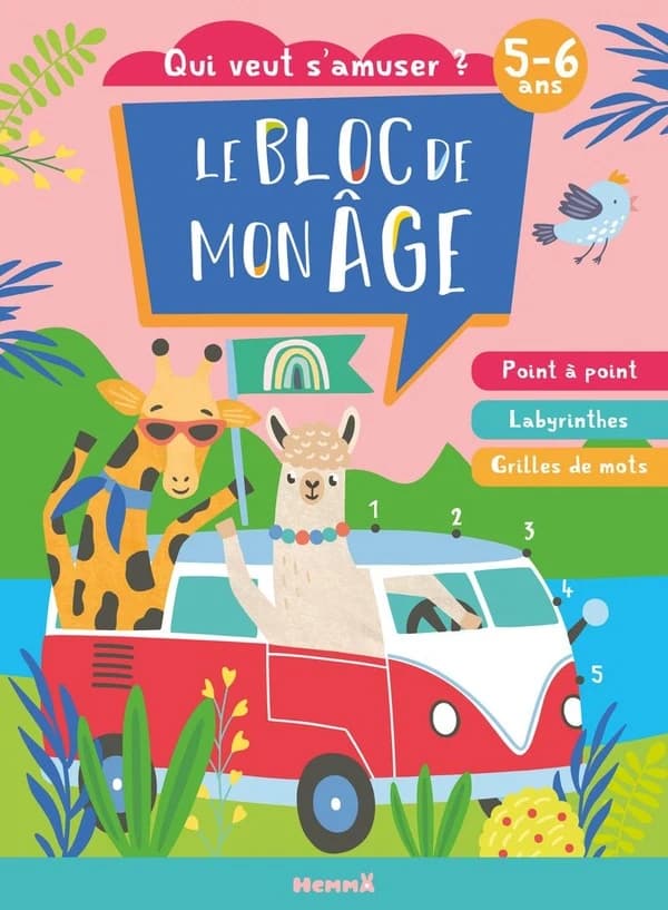 Le bloc de mon âge : Qui veut s'amuser ? Girafe et lama