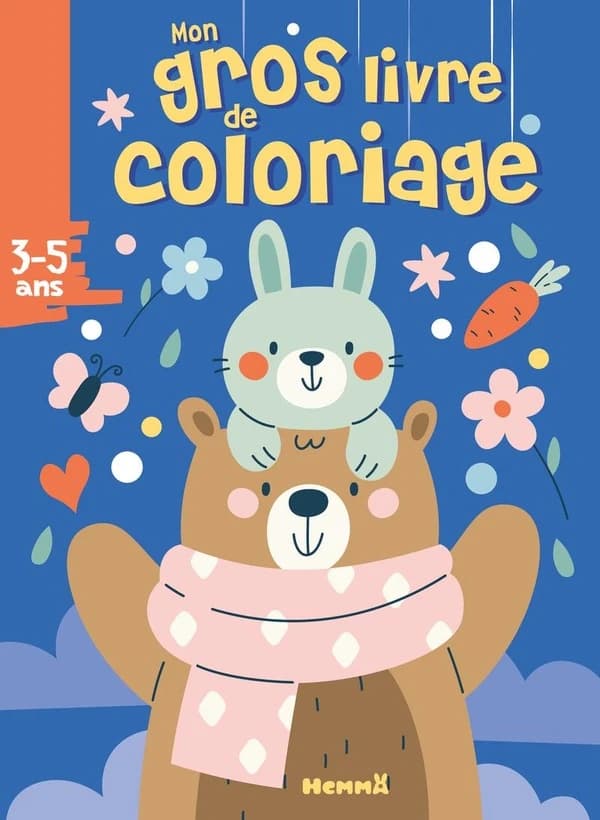 Mon gros livre de coloriage : 3-5 ans : [Album à colorier]