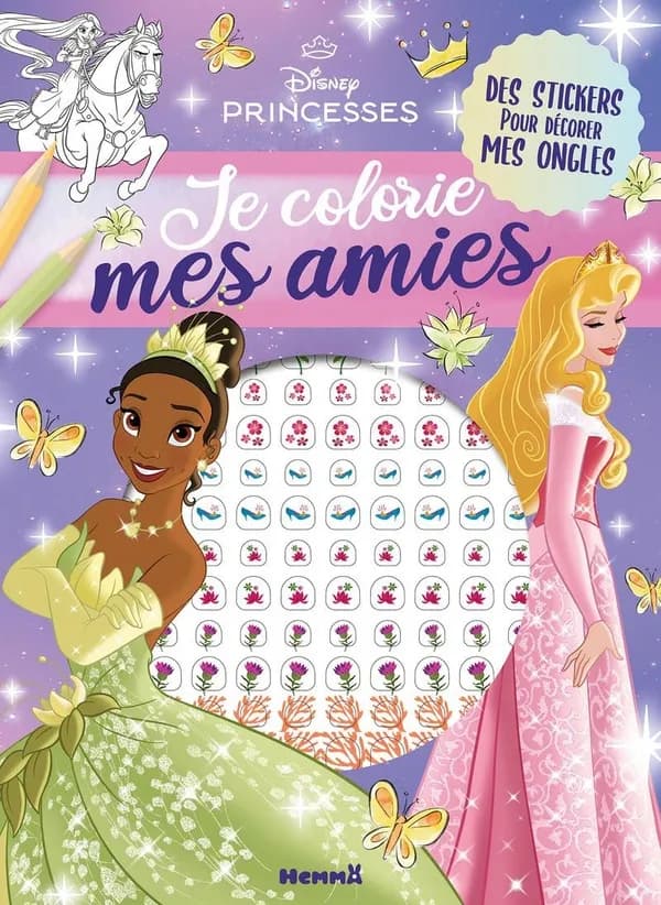 Je colorie mes amies : Disney Princesses