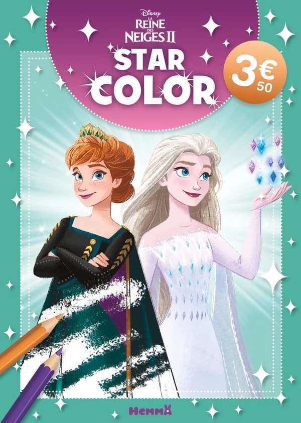 Star color : La Reine des Neiges 2 : Anna et Elsa magie