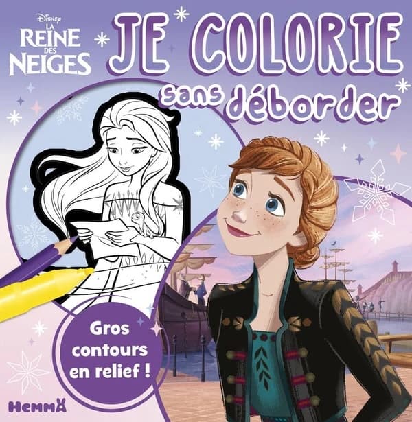 Je colorie sans déborder : Disney - La Reine des Neiges : [Album à colorier]