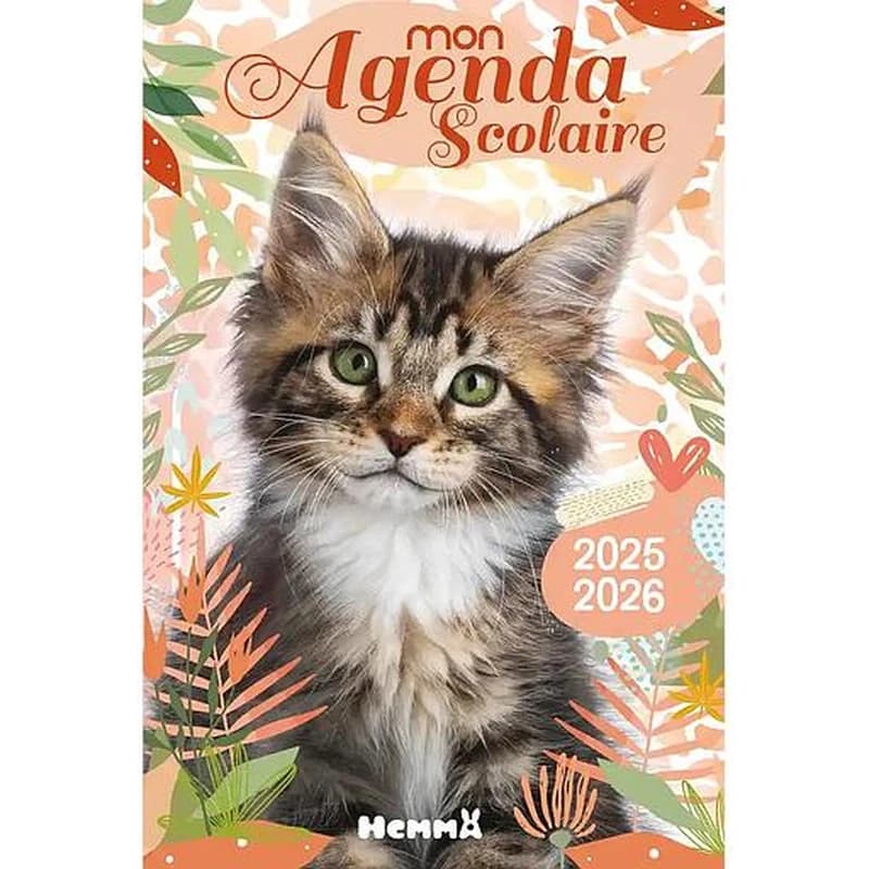 Mon agenda scolaire (Chat) (édition 2025