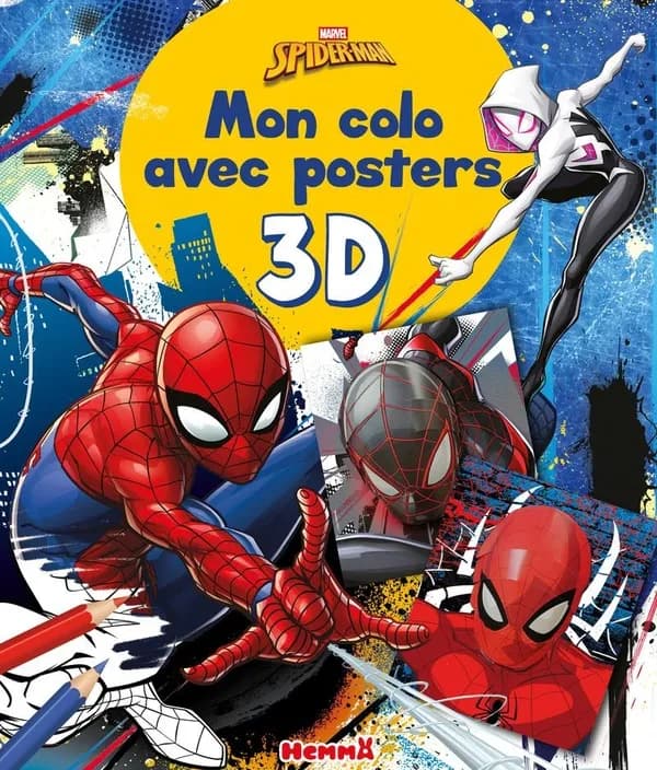 Mon colo avec posters 3D : Spider-Man
