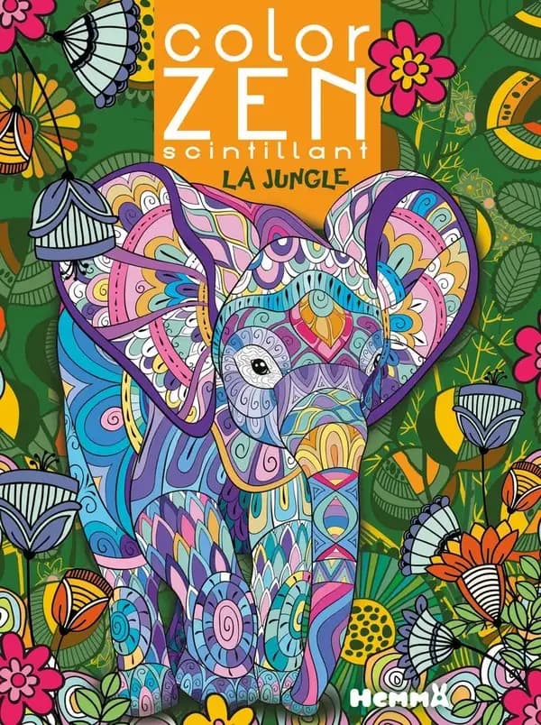 Color Zen : scintillant : La jungle