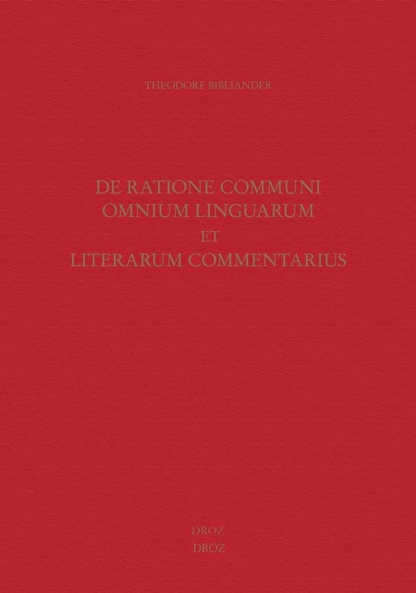 De ratione communi omnium linguarum et literarum commentarius