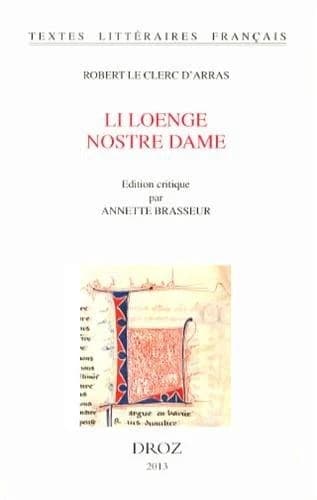 Li loenge Nostre Dame
