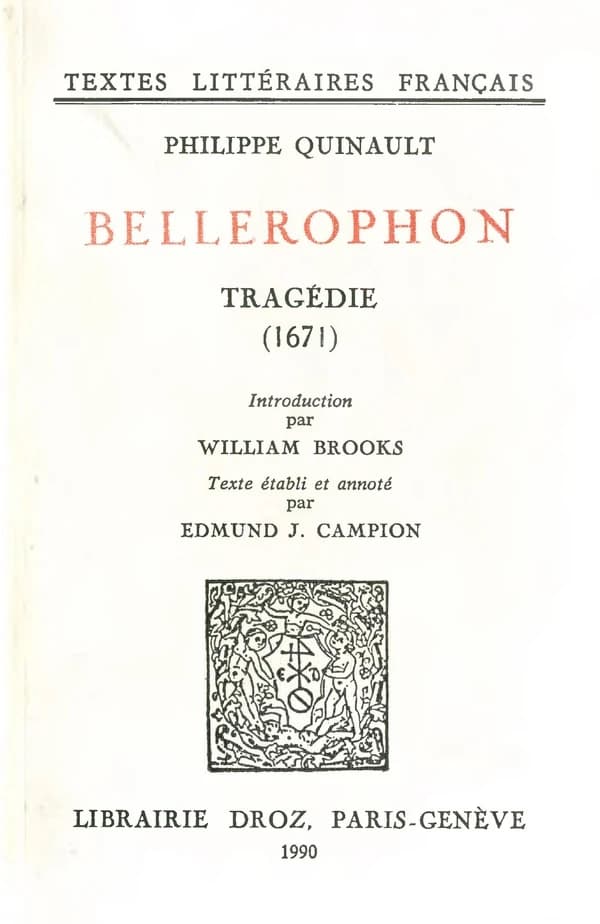 Bellerophon : tragédie (1671)