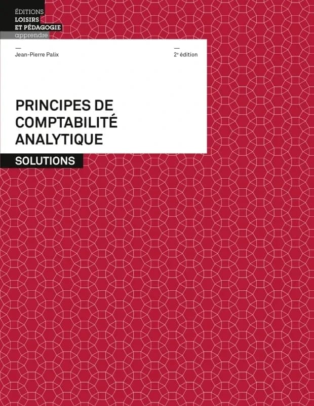 Principes de comptabilite analytique